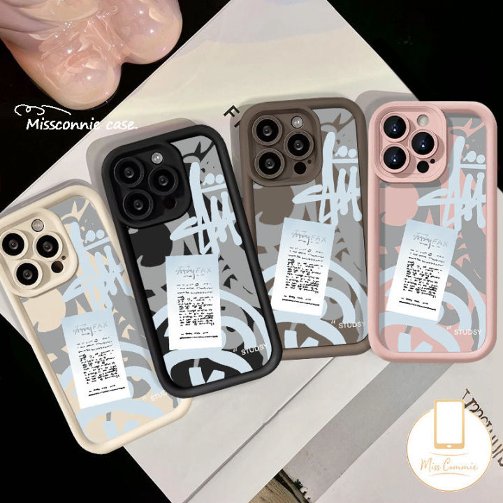 Trendy Brand Stussy Case For Realme C15 C11 C51 C55 C25Y C67 C35 C65 C53 C20A C17 C25 C12 Note 50 9i 5s 8i 11 6i 7i 5i C21Y C21 C33 C30 C20 C31 Graffiti English Letters Soft Case