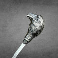 Mktaders, Pommel Handle EAGLE Head Thorondor Stick, walking cane, walking stick, hiking stick, aluminum waking canes, best gift for men, old men walking stick. 