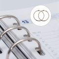 100Pcs 19Mm Loose Leaf Binder Rings Key Rings Book Rings Binder Rings for Scrapbook/Album/Craft. 