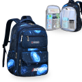 Student School bag Boys  Side Refrigerator Opening Large Capacity Backpack For 4 to 7 Class. 