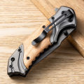 Mini Portable Knife Outdoor Folding Self-Defense Knife Outdoor Saber Short a Folding Knife Foreign Trade Household Fruit Knife X49. 