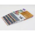 Mont Marte color lead 72 color pencil oily color lead art professional painting pencil set hand-painted coloring brush student painting color pencil MPN0125. 