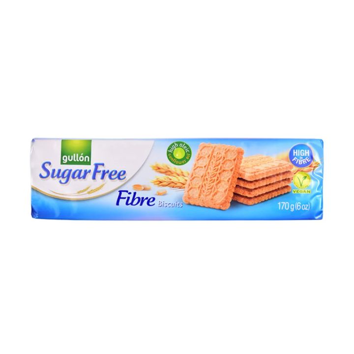 GULLON SUGAR FREE FIBER BISCUIT 170 GM (𝐢𝐦𝐩𝐨𝐫𝐭𝐞𝐝 & 𝐨𝐫𝐢𝐠𝐧𝐚𝐥) | Daraz.pk