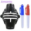Golf Ball Marker Professional Golf Ball Alignment Set 3-piece Putting Marking Tool for Accurate Line Drawing Golf Accessories for Perfect Alignment Blue Red Liner Pen Included Line Drawer for Golf. 