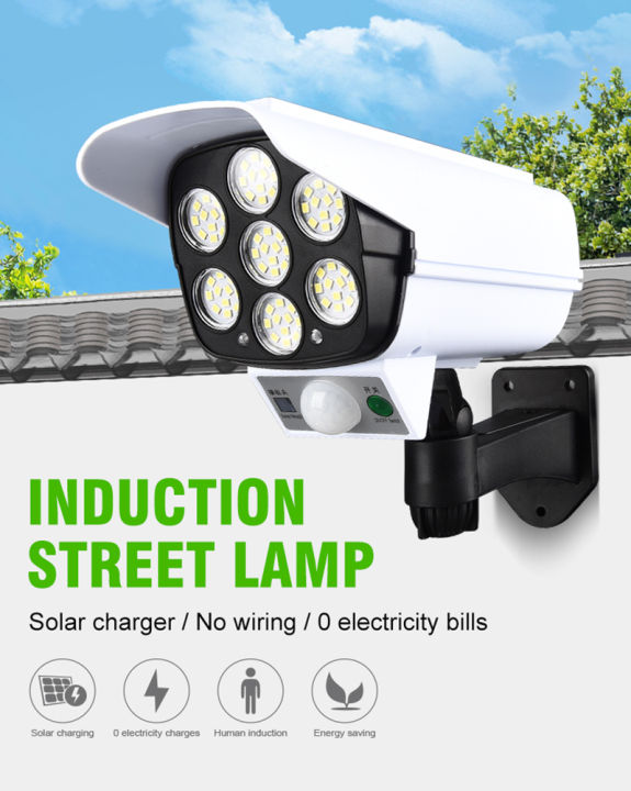 Solar Light Outdoor Realistic Looking Solar Monitoring Lamp Garden Decoration For Lawns Patio Yard Garden