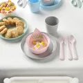 IKEA : KALAS NN : Multi Color Plastic Plates - Set of 6. 