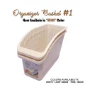 Kitchen Organizer Basket #1, Multipurpose Organizer Basket, Size: H:17.5cm x W:13cm x L: 30cm. 