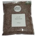 Isapghol Sabat اسپغول ثابت Psyllium Seeds (zipper packing 100-g). 