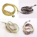 5 Colors 6mm 90cm Bendable DIY Snake Head Necklace Flexible Twisty Bangle Bracelet. 