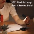 Baseus Clip Table Lamp, LED Desk Lamp, Easy Clip-On Light for Study/Reading in bed, USB Rechargeable Book Light, Bedside Desktop/Laptop Table Light. 
