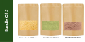 Bundle Of 3 Gelatin Powder Gelatine Powder Neem Leaves Powder Rose Powder for Face Pack 100 Grams Each. 