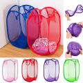 Foldable Laundry  Washing Cloth Storage Net Basket, Kids Toy Storage Basket. 