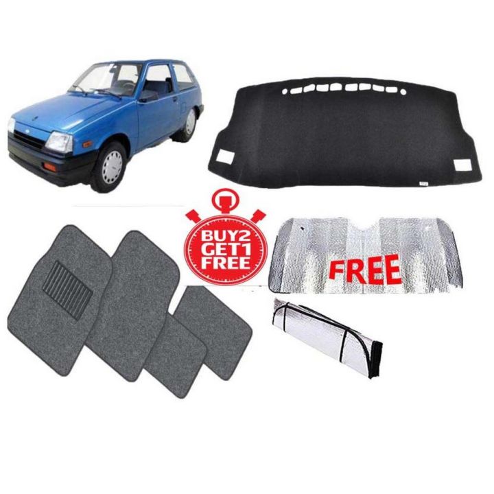 SUZUKI KHYBER DEAL OF 3 -DASHBOARD COVER , FLOOR MAT AND FREE SUN PROTECTION  SHADES