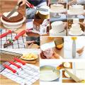 3pcs Cake Cream Spread Decorating Scraper Pastry Angled Spatula Baking Tools. 