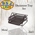 Metal Mesh File Rack, Metal Mesh Desk Organizer , Office Accessories, Office Desk Accessories, Office Desk Organizer , Office Table Accessories , 2- Tier File Tray, Desk Organizer, Desk Organizer, 2 Tier File Rack,  , Office Document Tray. 