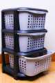 3 Drawers- Fruit Basket- Vegetables bucket- Storage Box- Decorative Box Plastic Cabinet - Three Portions Kids Draws- Kitchen Cabinet Box - Girls makeup organizer- Cosmetics box- Things saver Portable Foldable Toys Box Multipurpose. 
