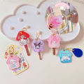 Sanrio Key Cover Access Card Protective Case Kawaii Kuromi Cinnamoroll My Melody Yugui Dog Key Case Boy Girls Gift 2022 New. 