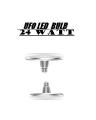 UFO Bulb 24W  LED Flat Light High Power White for Home Office Hanging Lighting. 
