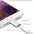 USB Type C To Micro USB Android Adapter Connector -For Smart Phone Tablet Micro USB Male to Type C Female Converter. 