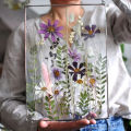 Hanging Flower Wall Mounted Frame Chain Artificial Flower Ornament. 