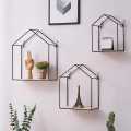 Aesthetic Wall Mounted Hut Style Shelf for Living Room Bedroom Unique Home Decor Decoration Wall Hanging. 