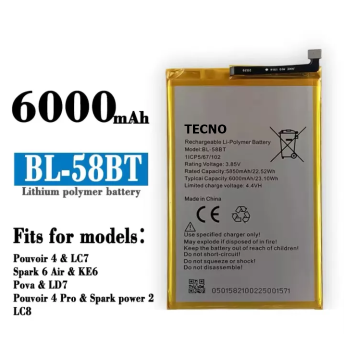 TECNO%20POVA%20Battery%20Replacement%20BL-58BT%20Battery%20with%206000mAh%20Capacity_Silver%20-%20Image%202