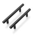 8 Inch Matte Black Cabinet Pulls Kitchen Cabinet Handles - Black Drawer Pulls Stainless Steel Cabinet Hardware, Door Handles for Cabinets, Cupboard, Pack Of 2, 4, 10 And 20.. 