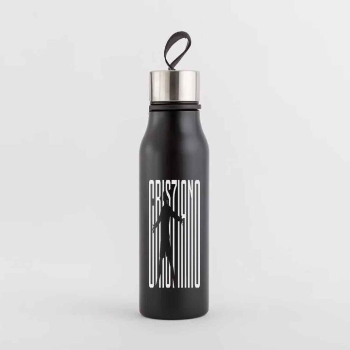 Ronaldo Pride Plastic Bottle For Football Fans Girls And Boys Water Bottle (600ML)
