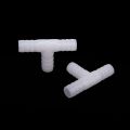 2 Pcs 12mm Equal Tee Connector Baed Pipe Fitting & 1 Pcs 1/4 Inch to 3/8 Inch Female to Male Convert Screw Adapter. 
