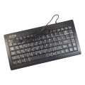 Mini Multimedia Kai Ping Keyboard Plug and Play, 18 Preprogrammed hot Keys, Ultra Slim Keyboard KP-519. 