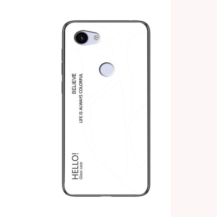 【2023】 For Google Pixel 3A 3XL Case Tempered Glass Gradient Back Cover Hard Case for Google Pixel 2 3 XL Pixel3 3A 3AXL Pixel2 Pixel3XL