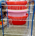 3 Layer Stainless Steel Crockery Stand 3 Racks-Bartan Rack-3 Rack Crockery. 