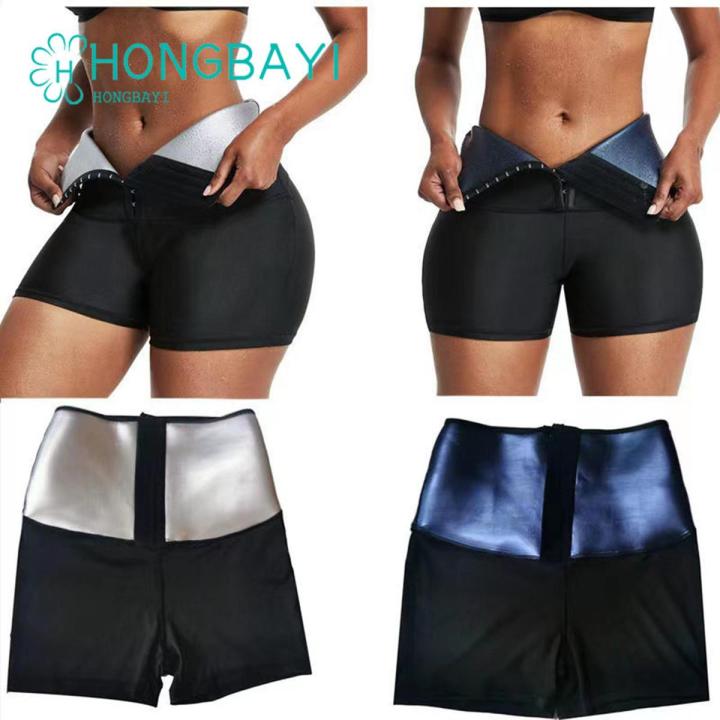 Sauna Shorts Heat Trapping Fabric Slim Fit Corset Sweat Shorts Shapewear