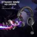 Tronsmart Shadow 7.1 Surround 2.4G Wireless Gaming Headset with for PS5/PS4/PC Computer Headphones, Noise Cancelling Mic, Dynamic 50mm HD driver 3D Bass. 