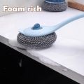 Strong Magic stainless steel Cleaning Brush Dish Bowl Washing Sponge Kitchen Pot Pan Window cleaner tools Kitchen Clean Brush. 