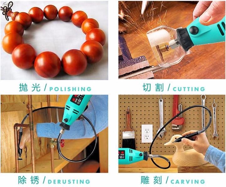 SUNMOON%20BRAND%20Mini%20Die%20Grinder%20Accessories%20With%20Carry%20Case%20(135W)%20%206%20Speed%20%E2%80%8B%E2%80%8BMini%20Electric%20DIY%20Hand%20Drill%20Machine%20With%20+%20Soft%20ShafT%20100%25%20COPPER%20-%20Image%202