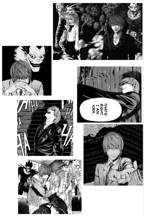 Death%20Note%20Stickers%20A5%20uncut%20,Anime%20Light%20Yagami%20,%20L%20Lawliet%20,%20Ryuk%20%20wall%20poster%20-%20Image%202
