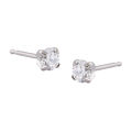 4MM Cubic Zirconia Allergy free Stainless Steel Studex Ear Stud For Kids | MADE IN USA | Ideal for every day wear. 