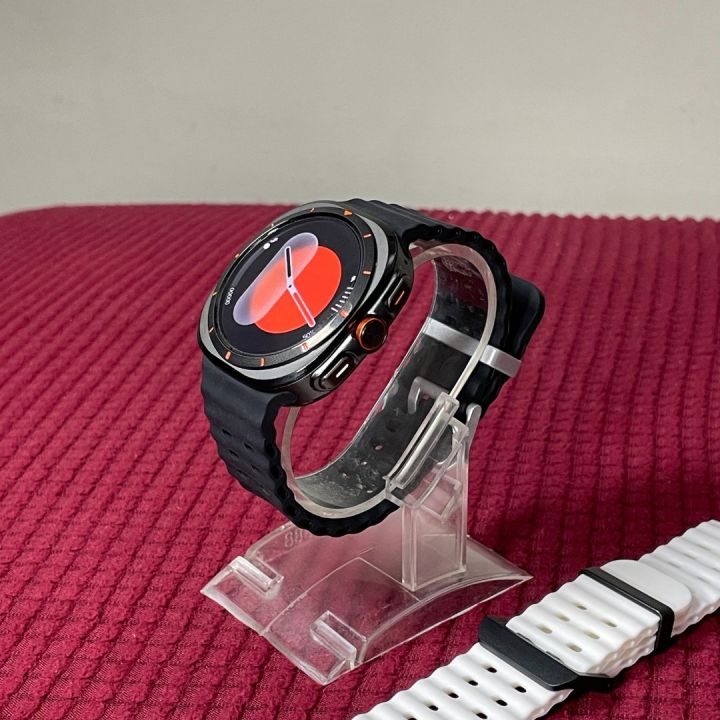 Samsung Galaxy JS Watch 7 Ultra Smart Watch, 1.43 inch AMOLED Display, Health and Fitness Tracking, IP68 Waterproof, Compatible with iOS and Android, Multiple Strap Colors, Wireless Charging