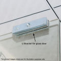 Conventional 280kg Magnetic lock U shape Bracket 350lbs Frameless Glass Door Access Control System UM180. 