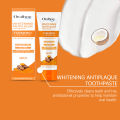 ORALHOE Teeth Whitening Deep Cleansing Stains Removal Coconut Oil Turmeric Toothpaste 100g. 