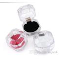 Crystal Ring Box with New Fashion Double Leaf Ring For Girls and Women's. 