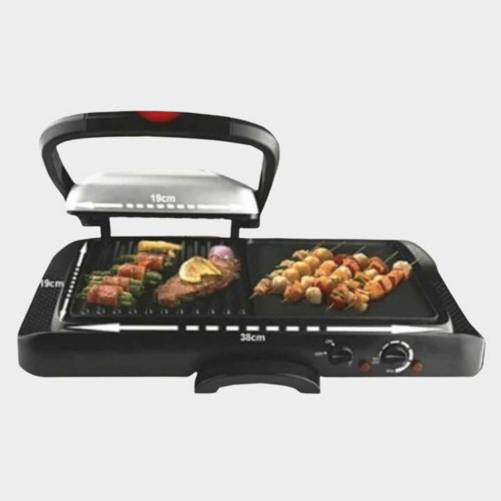 Imported DSP KB1050 Contact Grill 2 in 1 Electric Barbecue Grill Press