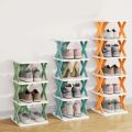 Simple Shoe Rack Shoe Storage Organizer, Compact Shoe Shelf, Door Shoe Cabinets Bathroom Shelving Closet Organizer (6 Layer). 