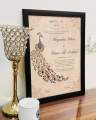 Custumize Nikkah Certificate Black frame with A4 size,Nikah Nama ,Primium high HD picture frame. 