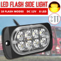 12V Waterproof Trailer Side Light 8 LED Flash Truck Caravan Brake Indicator Lamp. 