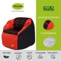 Relaxsit Sports Chair Fabric Bean Bag  Set: 2 Bean Bags Chairs with a Table: – Office and Living Room Seating Solution - Living Room Furniture Beanbag: bean bag for adults; bean bag sofa. 