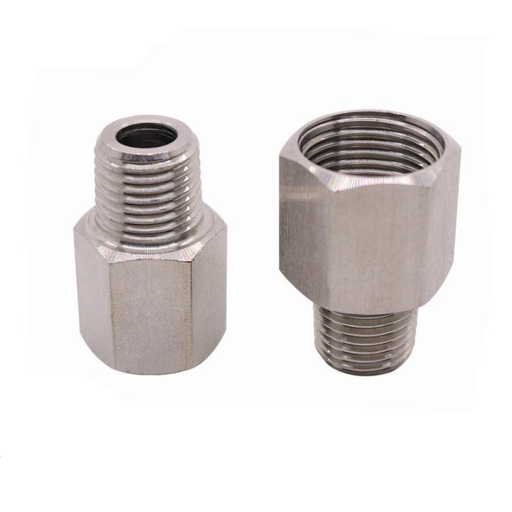 M10 M14 M16 M20 1/8 1/4 3/8 1/2 BSP Male To Female Thread 304 Stainless Steel Socket High Pressure Resistant Pipe Fitting