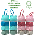 3 Layer Portable Baby Milk Powder Container Box | Non-Spill Baby Formula Milk Storage for Travel | Baby Milk Powder Dispenser Feeder | Milk Container for Baby | Baby Milk Box | Milk Powder Container Bottle | Baby Formula Snack Storage. 