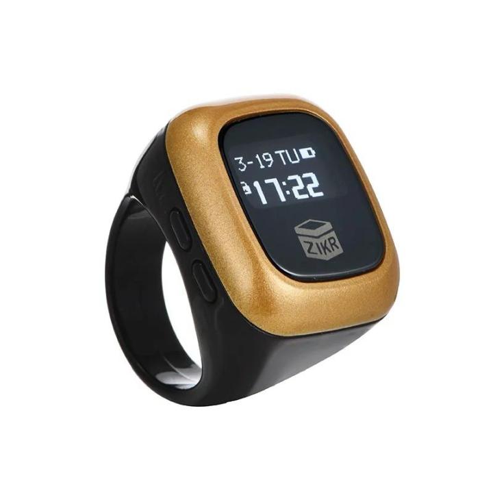 Multifunction OLED Zikr Ring | Tally Counter With Date Time Vibrate Remind Prayer | Daraz.pk Multifunction OLED Zikr Ring | Tally Counter With Date Time Vibrate Remind Prayer | Daraz.pk